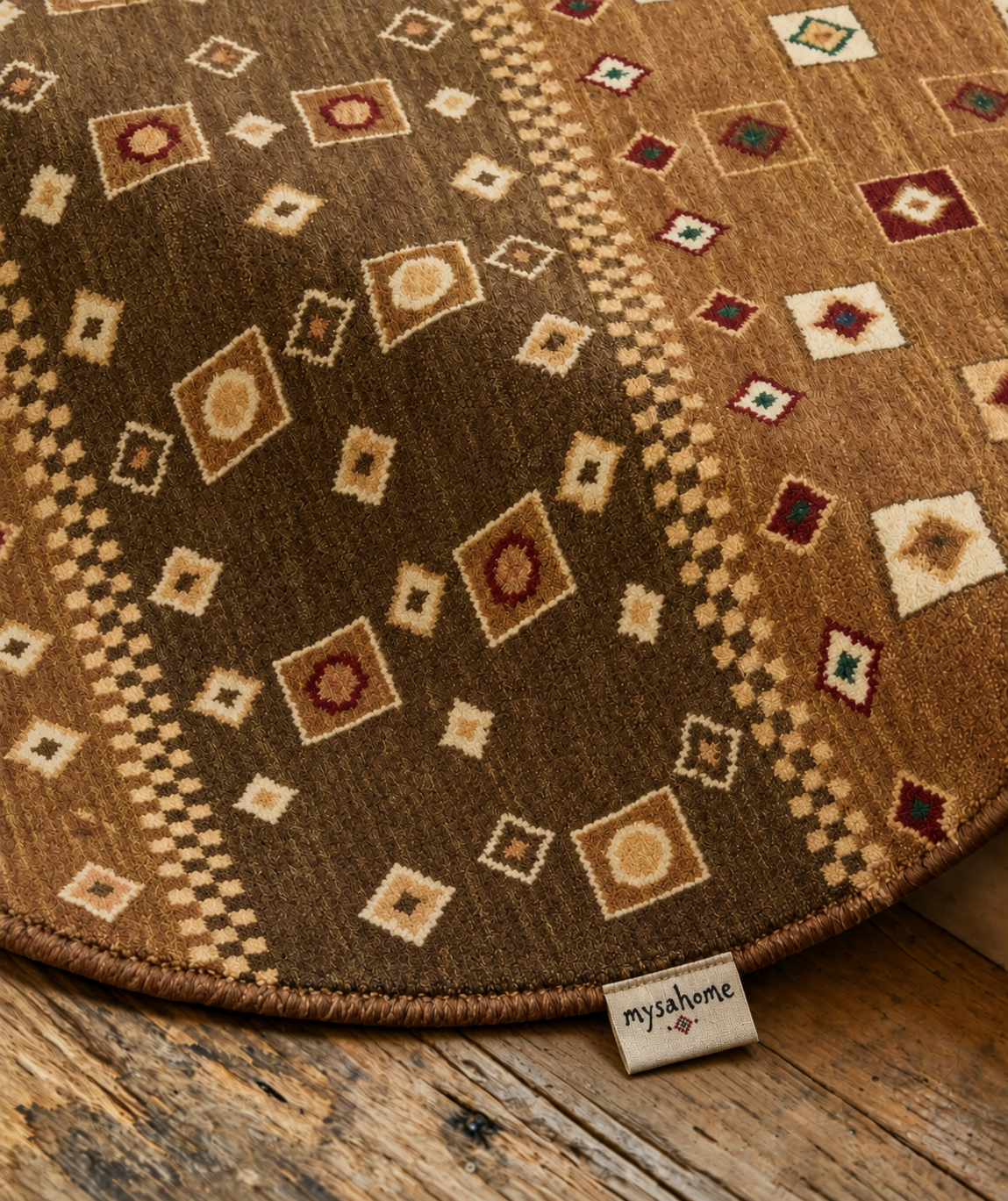 Desert Nomad Wool Round Rug
