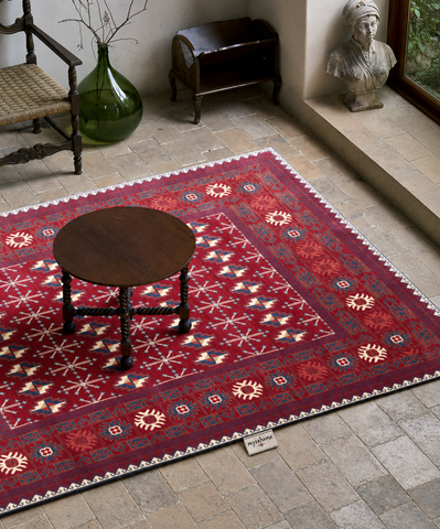 Crimson Dune Persian Wool Rug