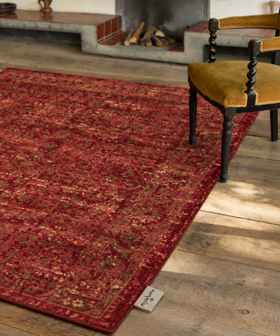 Crimson Corridor Persian Wool Rug