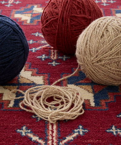 Crimson Dune Persian Wool Rug