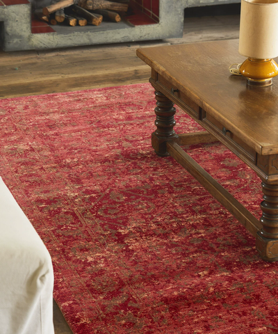 Crimson Corridor Persian Wool Rug