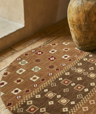 Desert Nomad Wool Round Rug