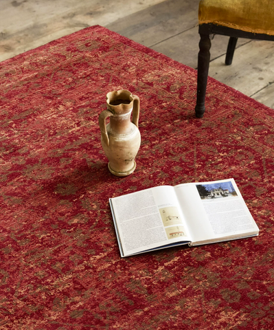 Crimson Corridor Persian Wool Rug