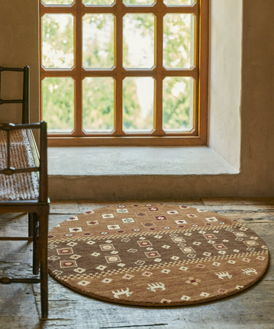 Desert Nomad Wool Round Rug