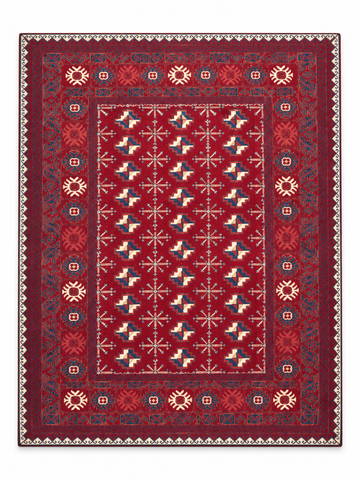 Crimson Dune Persian Wool Rug