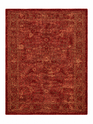 Crimson Corridor Persian Wool Rug