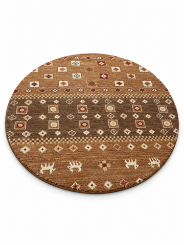 Desert Nomad Wool Round Rug