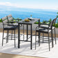 Gardeon Outdoor Bar Set 5-Piece Patio Dining Chairs Aluminium Table Stools