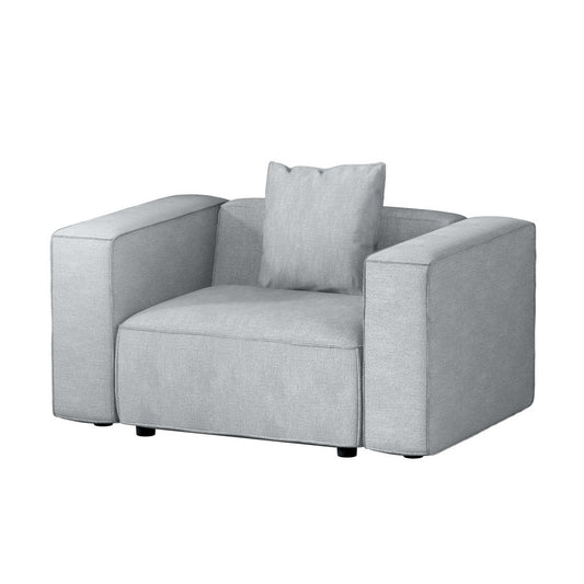 Artiss Modular Sofa Chaise Set 1-Seater Grey