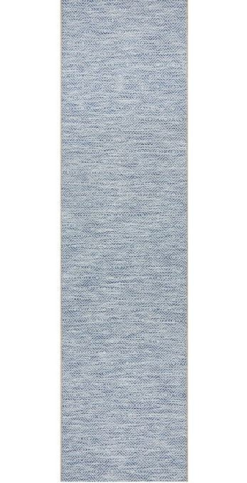 Terrace 5500 Blue Runner by Rug Culture-300X80CM - RUNNER