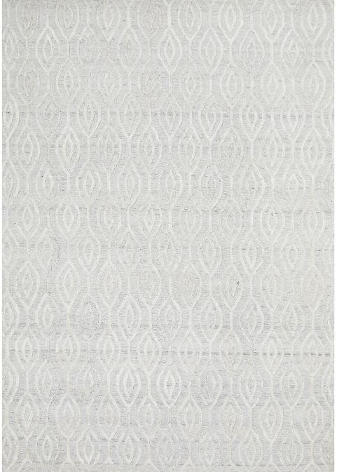 Visions 5050 White Rug by Rug Culture-225X155CM - RECTANGLE