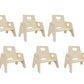 Jooyes Kids Stackable Wooden Toddler Chair H25cm - 6 Pack