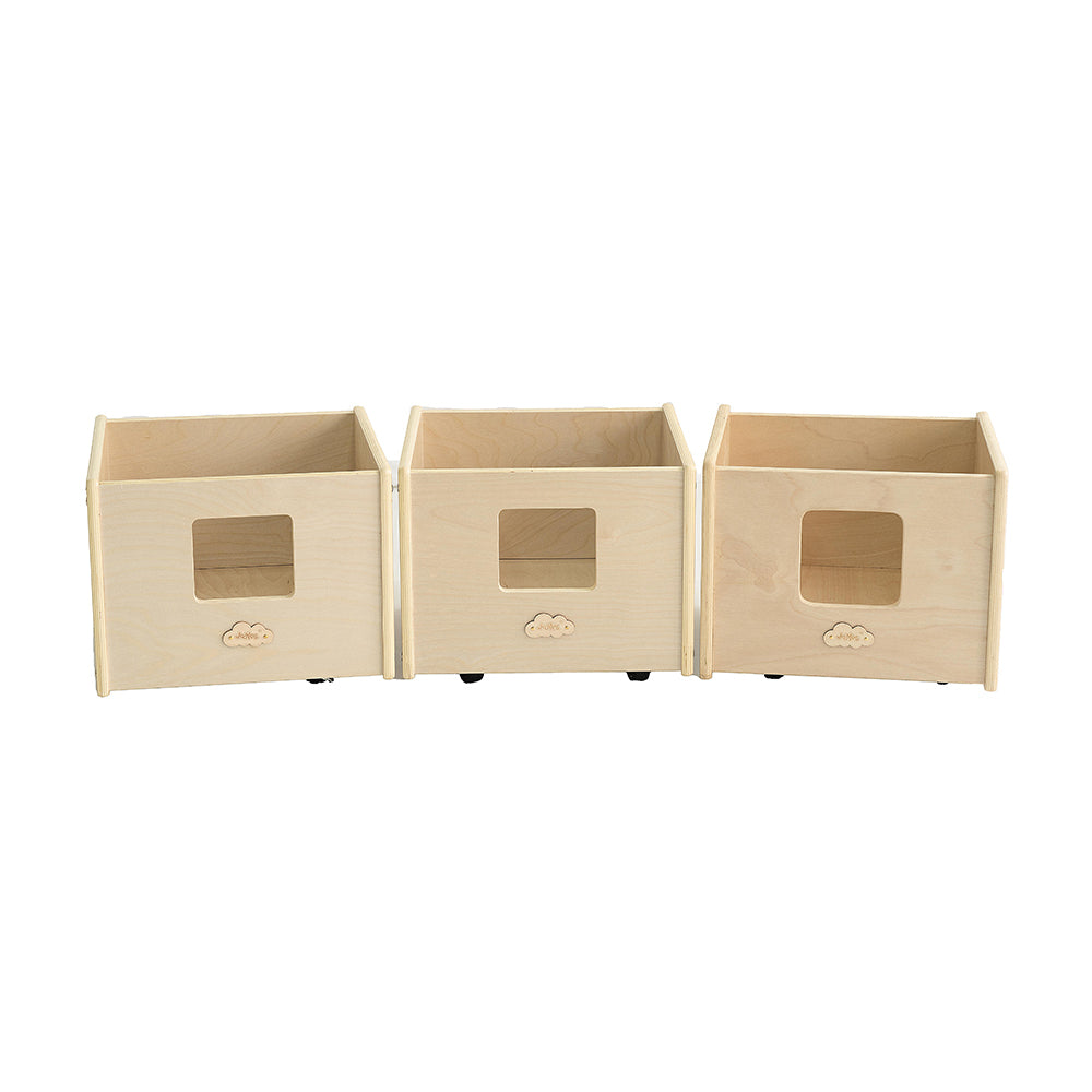 Jooyes Kids Movable Storage Bins - Set of 3