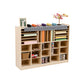 Jooyes 15 Cubby Cabinet Kids Bookshelf Organiser Storage