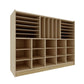 Jooyes 15 Cubby Cabinet Kids Bookshelf Organiser Storage