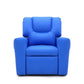 Blue Kids push back recliner chair with cup holder