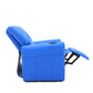 Blue Kids push back recliner chair with cup holder