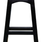 Tokyo Timber Kitchen Counter Stool (Black Caramel)