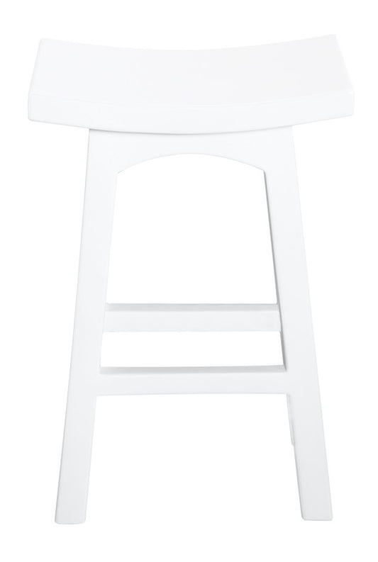 Tokyo Timber Kitchen Counter Stool (White)