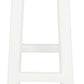 Tokyo Solid Mahogany Timber Barstool (White)