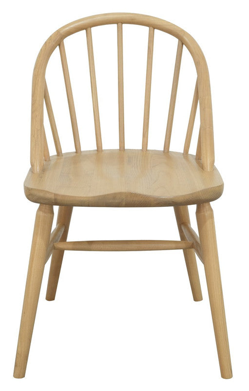 Vera Solid Oak Dining Chair - Set of 2 (Natural)