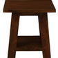 Tokyo Solid Mahogany Timber Lamp Table (Mahogany)