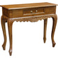 Sierra Carved 1 Drawer Sofa Table (Light Pecan)