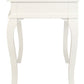 Queen Ann 1 Drawer Sofa Table (White)