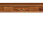 Queen Anne 3 Drawer Sofa Table - Light Pecan