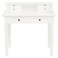 Winston 6 Drawer Solid Timber Writing Desk (White)