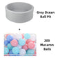 Baby Soft Kids Ocean Ball Play Pit Paddling Foam Pool Child Barrier Toy 90x30cm