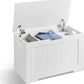 VASAGLE Storage Bench White