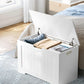 VASAGLE Storage Bench White