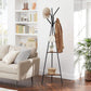 VASAGLE Vintage Coat Rack Stand Black