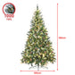 Christabelle 1.8m Pre Lit LED Christmas Tree Decor with Pine Cones Xmas Decorations