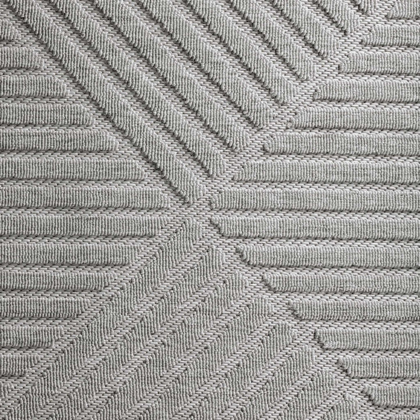 Alpha Outdoor Rug - Light Grey - 240x330