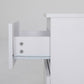 2X Bedside Table Side Storage Cabinet Nightstand Bedroom 2 Drawer JOSS BLACK