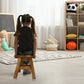 Children's Chair Stool Wooden Frog Face Theme