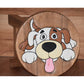 Kids furniture Wooden Stool Puppy Dog Chair Toddlers Step Sitting