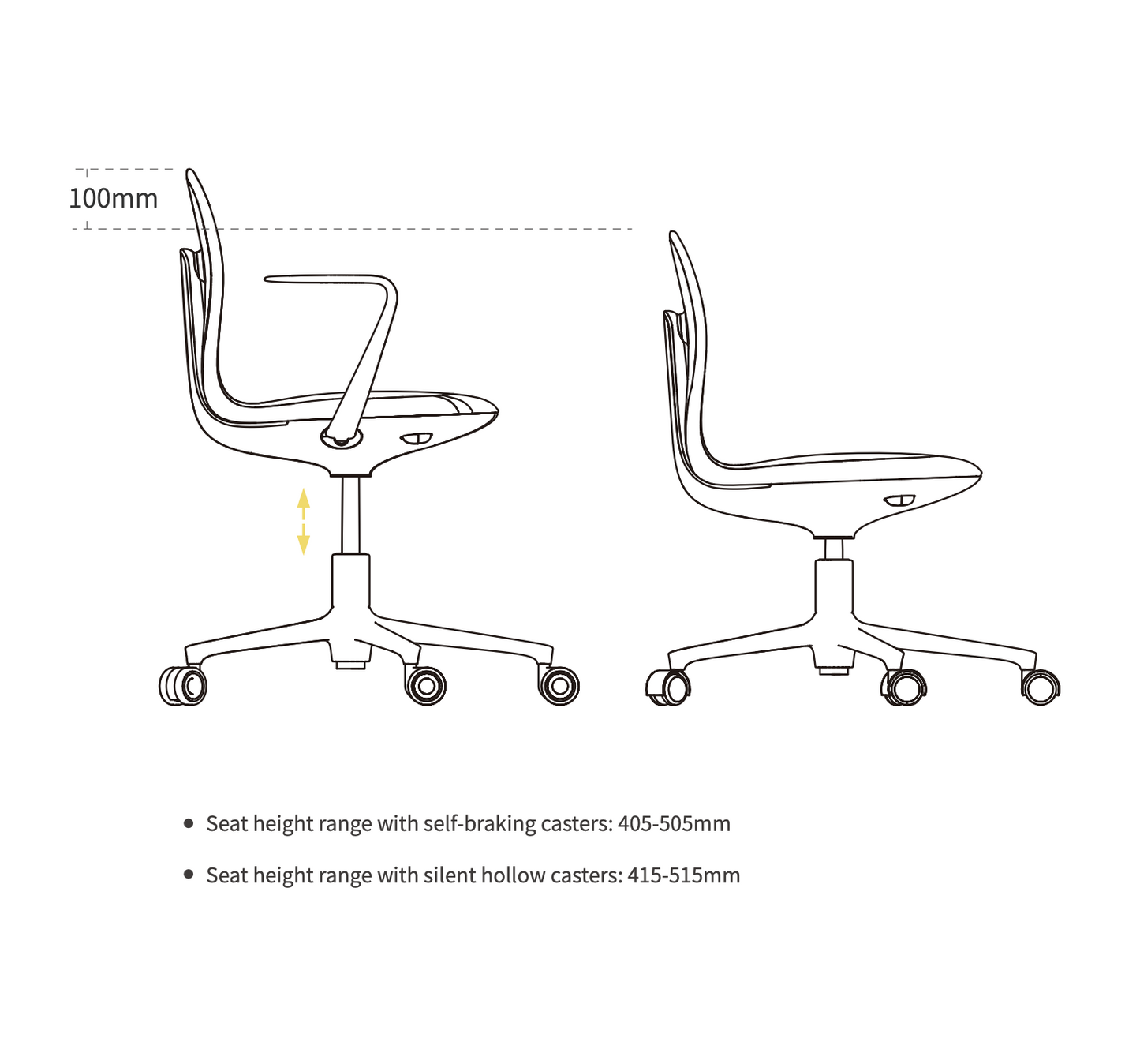 UFOU Joyin Tail Designer Ergonomic Chair - Whale