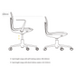 UFOU Joyin Tail Designer Ergonomic Chair - Flamingo