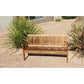 Outdoor Hardwood 3 Seater Kid Bench