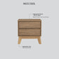 Hirado Bedside Table - Natural