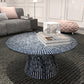 TRIDENT MOTHER OF PEARL HAND MADE COFFEE TABLE