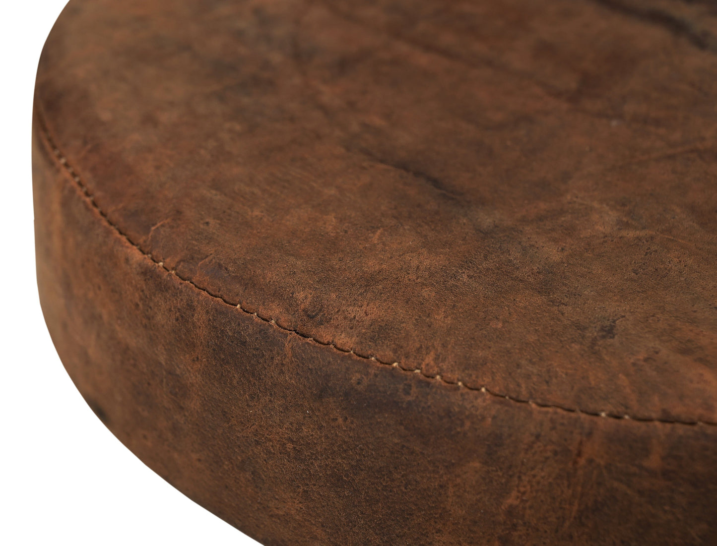 TRIPOD LEATHER WIND UP STOOL