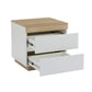 Ashley Coastal White Wooden Bedside Table