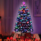 Jingle Jollys 1.5m Christmas Tree Optic Fibre LED Xmas tree Multi Colour