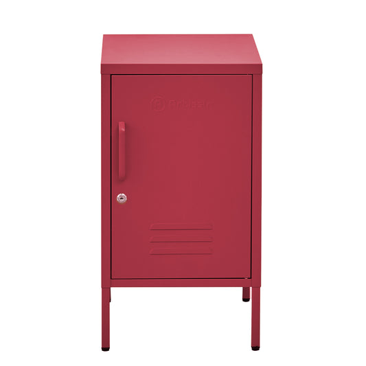 ArtissIn Bedside Table Metal Cabinet - MINI Pink