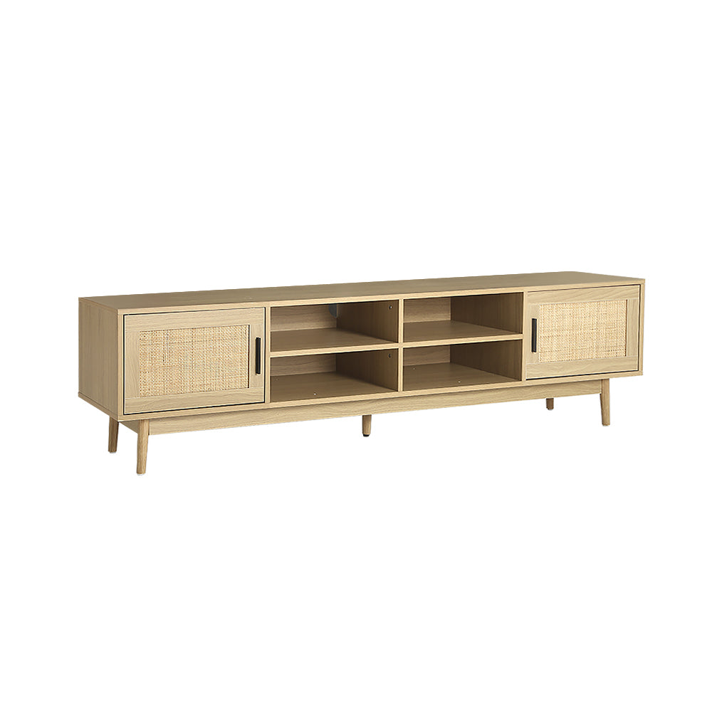 Artiss TV Cabinet Entertainment Unit 180cm Rattan Cole