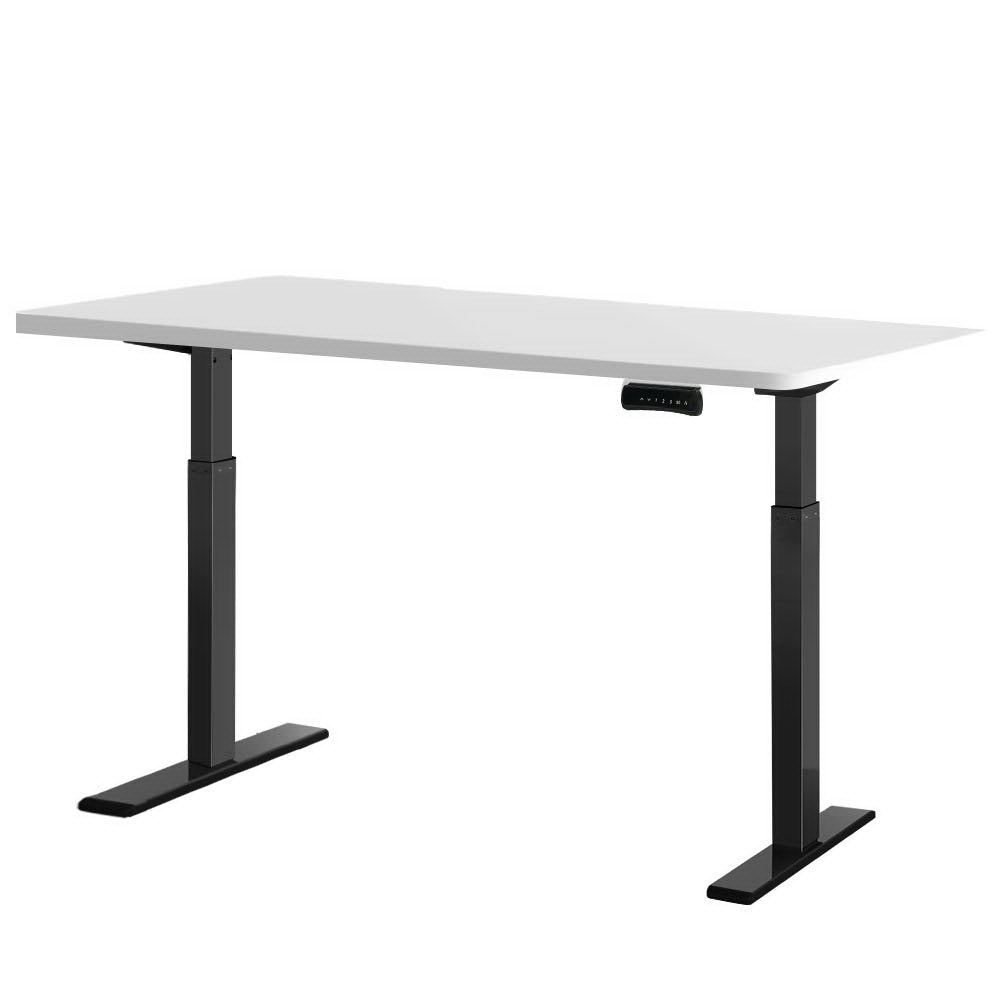 Artiss Standing Desk Motorised Dual Motor White 140CM